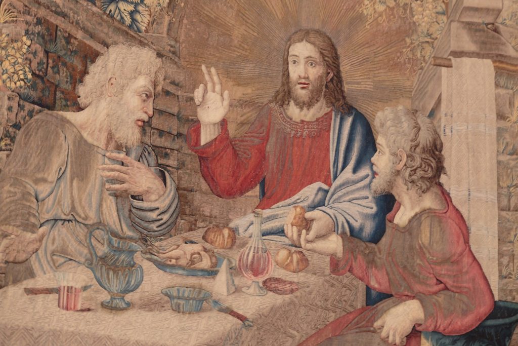 Diner de Jésus en compagnie d'Emmaüs