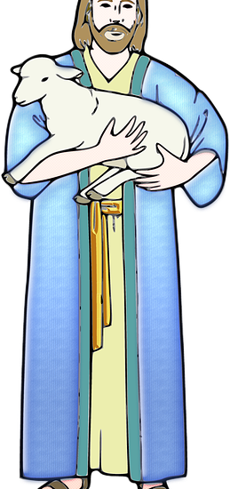 Représentation de Jésus en Berger