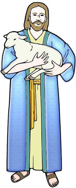 Représentation de Jésus en Berger